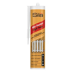 Герметик SILA PRO Max Sealant силиконовый термостойкий красный 280мл - компания Вест