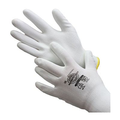 Перчатки нейлоновые чёрные/белые, товар из раздела Перчатки - компания Вест