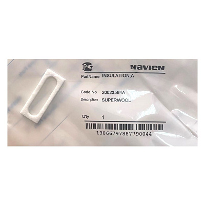 Изоляционная прокладка электродов  розжига и ионизации (А) Navien 20023584А, товар из каталога Запчасти для газовых котлов - компания Вест