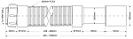 Гофра MRMF2 1 1/2" 40/50 1,0м McALPINE, товар из каталога Сифоны и гофры - компания Вест картинка 2