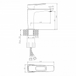 Однорычажный смеситель OLIVES Artis 06100AT для умывальника, товар из каталога Смесители - компания Вест картинка 2